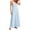 Light Blue Dress, variant on Miluxas Women's Sleeveless Slip Maxi Dress Spaghetti Strap V Neck A Line Loose Flowy Long Dress Lightweight Lounge Dress for Summer Beach Vacation Yellow