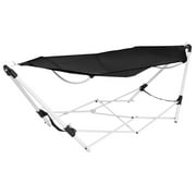 Topbuy Outdoor Portable Folding Hammock with Free standing Frame& Carry Bag Blue