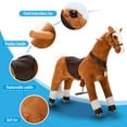 thumbnail image 4 of UFREE Large Ride on Horse Toy, Ride on Bounce up and Down and Move, 44 inch for Children 6 to Adult, 4 of 8
