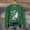 Green, variant on YVNAURA Women's Yes I Can Drive A Stick Funny Witch Sweatshirt Sarcastic Broomstick Joke Pullover Crewneck Long Sleeve Halloween Spooky Season Casual Fall Top 1 Pack, JN,L