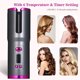 thumbnail image 5 of Rizador de pelo automático inalámbrico, rizador automático de calentamiento rápido con 6 temperaturas y temporizador, pantalla LCD, rizador portátil recargable por USB para peinar el cabello., 5 of 10