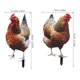 thumbnail image 2 of UPOUART 2Ud Con Estaca De Acrílico En Forma De Gallina Para Jardín Y, 2 of 6