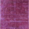 thumbnail image 1 of Ahgly Company Indoor Square Mid-Century Modern Magenta Pink Oriental Area Rugs, 5' Square, 1 of 6