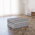 thumbnail image 3 of Abstract Foldable Mattress, Simplistic Classic Print, 74.8" x 35.4", Charcoal Grey White, by Ambesonne, 3 of 6