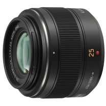 PANASONIC LUMIX G LEICA DG SUMMILUX LENS, 25MM, F1.4 ASPH., MIRRORLESS MICRO FOUR THIRDS, H-X025 (USA BLACK)