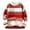 Red, variant on Men's Crew Neck Sweater Retro Ethnic Geometric Striped Print Cable Jacquard Knit Long Sleeve Stretch Casual Winter Pullover S-3XL