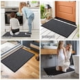 thumbnail image 3 of GALMAXS7 Kitchen Rug Absorbent Rubber backed Kitchen Mat Gray Woven Floor Mat for Cooking 20" x 32", 3 of 6