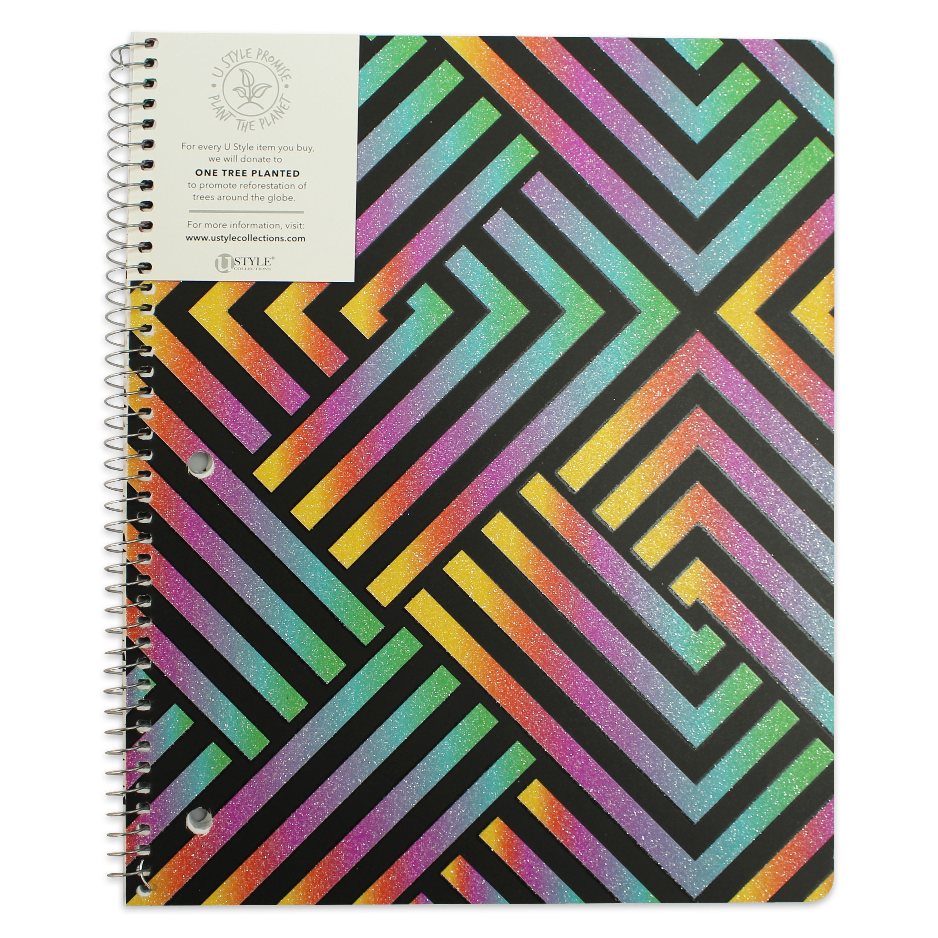 Glitter Composition Notebook 80 Sheets College Ruled 