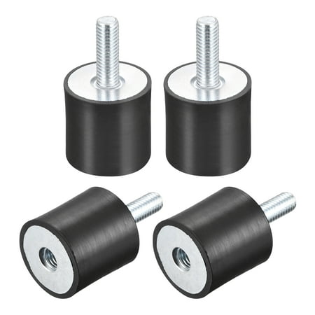 

Rubber Mount 4 Pack M8 Male/Female Vibration Isolator Shock Absorber D30mmxH30mm
