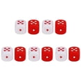 thumbnail image 4 of Dados De Corazón, Juego De Dados De Corazón Seguro De Plástico Rojo Blanco Para Viajar Para Fiesta ANGGREK Otros Deportes, 4 of 8
