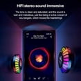 thumbnail image 3 of Altavoz Bluetooth De Conducción Ósea, Altavoz De Conducción Ósea Luces De Ritmo RGB USB Recargable 400 MAh Micrófono Ajustable Para Películas, 3 of 7