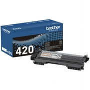 Brother Genuine Black Printer Toner Cartridge, TN420
