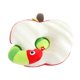 thumbnail image 3 of Cojín de manzana con forma de manzana, cómodo y acogedor, adorable y peluche con forma de gusano, para el cuello, para sala de estar., 3 of 9