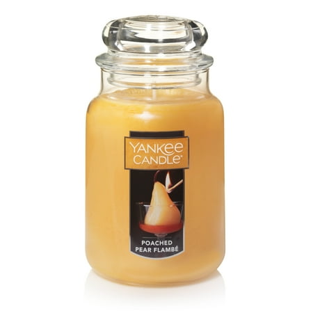 Yankee Candle Large Jar Scented Candle, Poached Pear Flambé