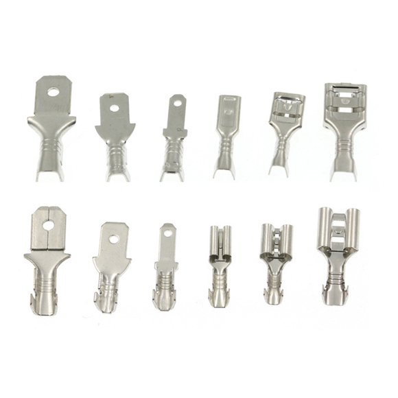 270PCS Male Female Wire Connector Terminals Waterproof Wear-resistant Spade Connectors Speaker Butt Pliers Crimping Terminal Silver