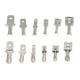 thumbnail image 2 of Eigraketly Terminales de conector de cable y de 270 Uds., conectores de pala impermeables resistentes al desgaste, alicates de tope de altavoz, Suministros de soldadura Oro Eigraketly TO010191-02, 2 of 6