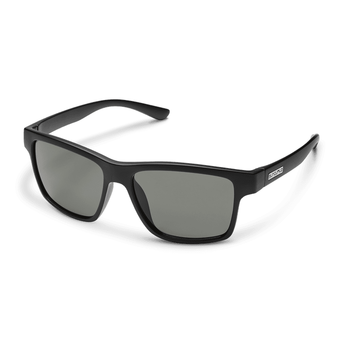 Suncloud A-Team Fram Color: Matte Black, Lens Color: Polarized Red ...