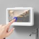 thumbnail image 2 of Soporte para teléfono impermeable para baño, caja de soporte para teléfono de pared para el hogar, soporte para teléfono con pantalla táctil autoadhesiva, almacenamiento de sellado para ducha, 2 of 4