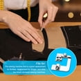 thumbnail image 3 of Linyer Domestic Sewing Machine Presser Crimping Press Foot Portable Rolled Hem Feet Replacement for Needlework Supplies 3/8 Crimping, 3 of 5