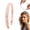 Pink, variant on Tortoise Shell Headband – Strong Hold Flexible Non Slip Hair Band Durable Styling Accessory for Women Girls Daily Use