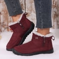thumbnail image 4 of Knivor Waterproof Winter Snow Boots for Women Fleece Lined Non Slip Side Zipper Cozy Ankle Boots for Outdoor Daily Cold Weather Footwear, 4 of 10