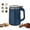 Blue, variant on Puxitri Stainless Steel Electric Coffee Grinder, Herb & Spice Grinder, Multifunctional Grinding Machine