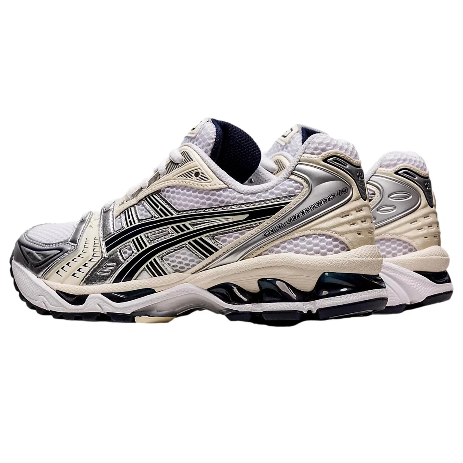 靴 GEL-KAYANO 14 White/Midnight 24.5 ASICS Women's Gel-Kayano 14 White / Midnight – JD Sports