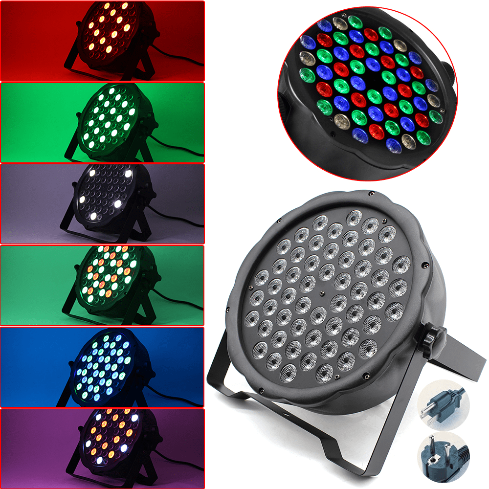 YIYIBYUS 54 LED Stage Lights IP20 DJ Lights Stage Lighting Indoor for Party Event Wedding Holiday Bar Club