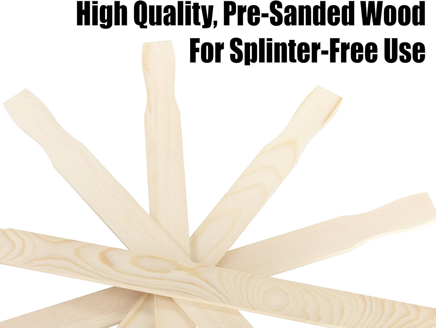 Pro Project Supply 21" Sanded Wood Stir Sticks for Mixing Epoxy or Paint, 1.45 lbs, 10 Pack