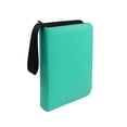 thumbnail image 1 of Matsuzay Carpeta de tarjetas comerciales, hojas de cuero, monedero, organizador de almacenamiento impermeable, soporte de manga escolar Coleccionables y objetos de recuerdo Misc. Verde claro, 1 of 6