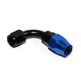 thumbnail image 3 of 10 Pieces Of BLACK/BLUE -4AN AN4 90 Degree Swivel Oil/Fuel/Gas Line Hose End Fitting Adapter BLACK/BLUE -4AN AN4 90 Degree Swivel Oil/Fuel/Gas Line Hose End Fitting Adapter, 3 of 4