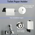 thumbnail image 4 of 5-Piece Bathroom Hardware Set Stainless Steel Toilet Paper Holder Towel Bar, 4 of 12