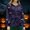 Dark Purple #054, variant on Women's Halloween Scrub Top Bone Bat Graphic Crew Neck Cute Scrub Shirts Pumpkin Print Long Sleeve Button Down Medical Uniforms with Pockets 4XL