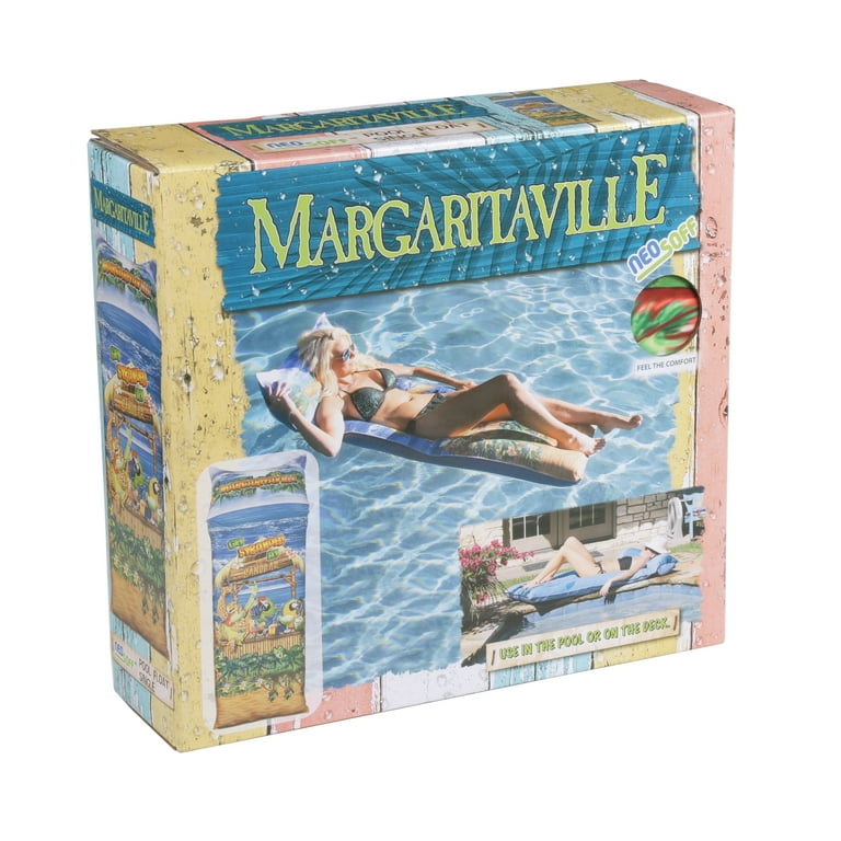 Margaritaville Vinyl Neosoff Pool Float, Multicolor