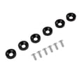 thumbnail image 3 of 6pcs Car Motorcycle License Plate Frame Fender Bumper Engine Cover Washer/Bolt Kit (Black), 3 of 7