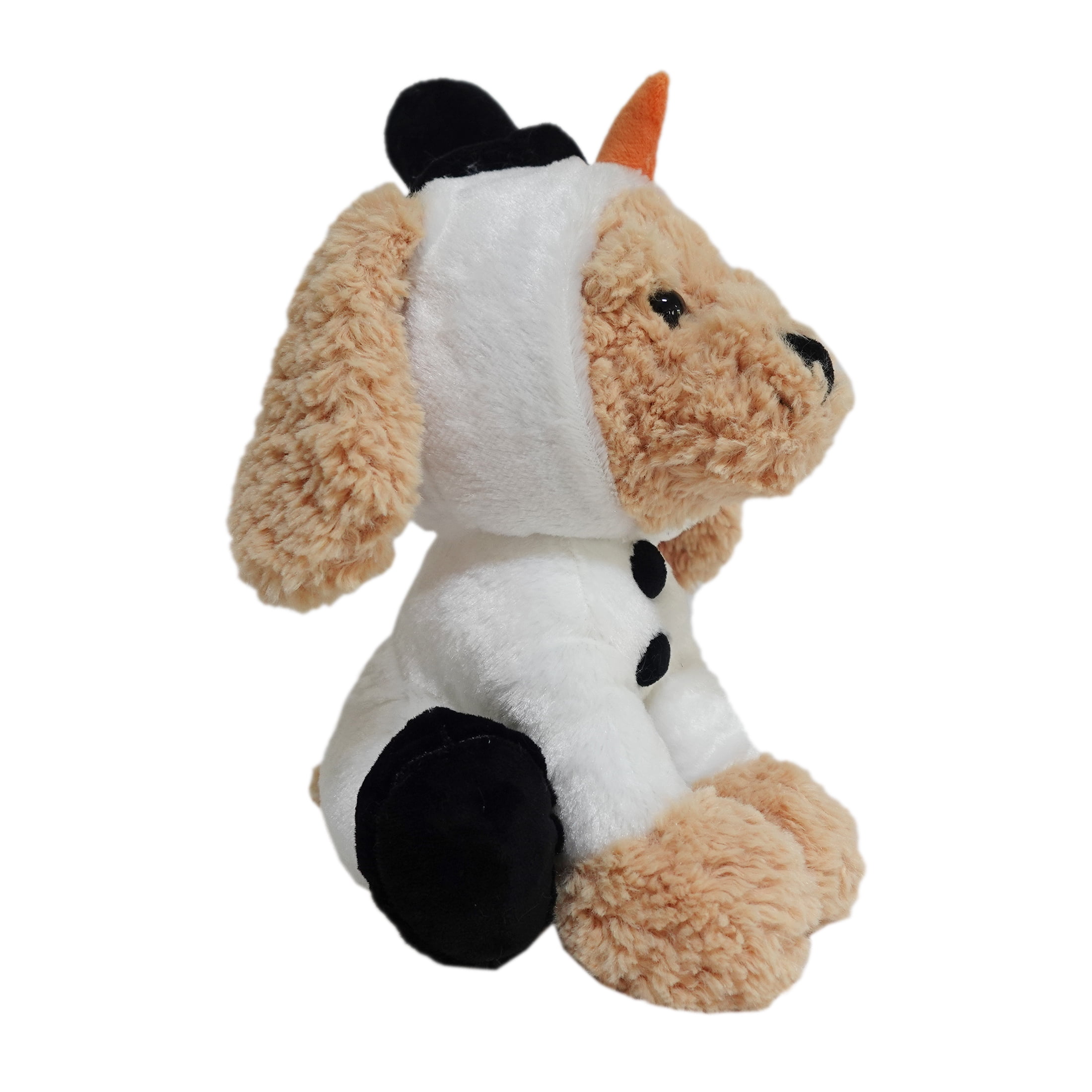 Holiday Time Plush Dog Costumed in Snowman 9.5inch for 3 years and up, PLUSH SNOWMAN DOG