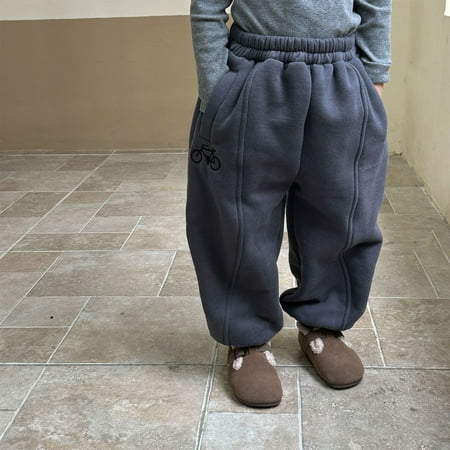 

Tawop Toddler Pants Girls Boys Baby Trouser Long Casual Pant Gray 3y