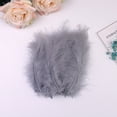 thumbnail image 1 of Namzi 200 piezas de plumas esponjosas de 3,9 a 5,9 pulgadas para manualidades, decoración de bodas y fiestas - Gris, 1 of 5