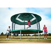 JumpPod Elite 14' Trampoline and Mesh Protective Cover Bundle