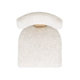 thumbnail image 4 of Jennifer Taylor Home Penny Round Arched Upholstered Counter Stool, Set of 2, Travertine Beige Chenille, 4 of 9