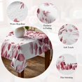 thumbnail image 5 of Red Eucalyptus Table Cloth Waterproof Tablecloths, Spring Summer Farmhouse Leaves Watercolor Tablecloth Dining Table Cover for Kitchen Party Tabletop Outdoor, Square Tablecloth 54x54 Inch, 5 of 9
