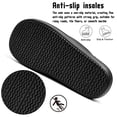 thumbnail image 5 of Knivor Unisex Corduroy House Slippers for Women Men Fuzzy Cuff Fleece Lined Closed Heel Platform Non Slip Warm Indoor Light‑Outdoor House Slippers, 5 of 9