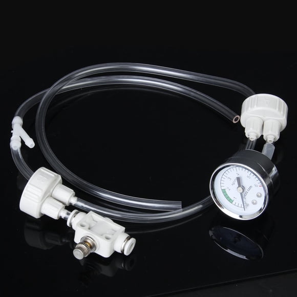 CATIEBYE 1 Ensemble Diffuseur de Dioxyde de Carbone pour Aquarium et Vanne de Contrôle pour Aquarium Planté 11.8x5.3x1.9in