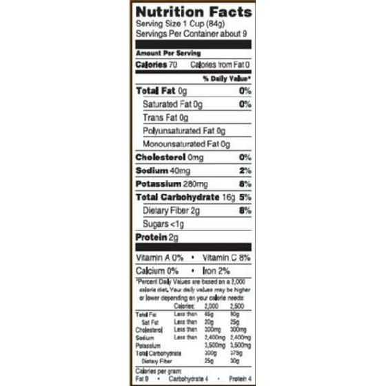 Hash Brown Potatoes Nutrition Facts Runners High Nutrition