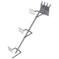 thumbnail image 1 of 6001-197 Pot & Pan 3 Tiered Angled Down Design Peg Hook Display Rack, 1 of 1
