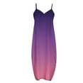 thumbnail image 3 of Robe Boho Décontractée pour Femmes Sans Manches d'Été et Robe Maxi Longue avec Poches, 3 of 4