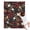 Halloween Floral Ghosts, variant on Halloween Floral Ghosts Pattern Blanket,Comfortable Soft Flannel Throw Blanket,All Season,Warm Lightweight Blankets for Sofa Bed Couch Living Room Chair,30"x40"