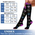 thumbnail image 6 of 3 Pairs Copper Compression Socks for Women & Men Circulation 15-20 mmhg - Better Blood Flow, Swelling, Best Support for Medical, Running, Nursing, 6 of 7