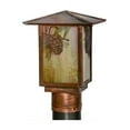 thumbnail image 3 of Meyda 154518 7 in. Square Seneca Winter Pine Post Mount, Beige & Iridescent, 3 of 6