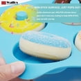 thumbnail image 3 of Walfos Donut pan Silicone Donut Mold - Non-Stick Silicone Doughnut Pan Set, Just Pop Out! Heat Resistant Up to 450°F, Make Perfect Donut Cake Biscuit Bagels, BPA Free and Dishwasher Safe, Set of 3, 3 of 8